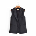Women Vest Suit Vest Commuter Loose