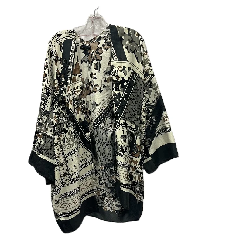 Kimono By Coco And Carmen In Black & Cream, Size: Osfm Artistic Men's Avant