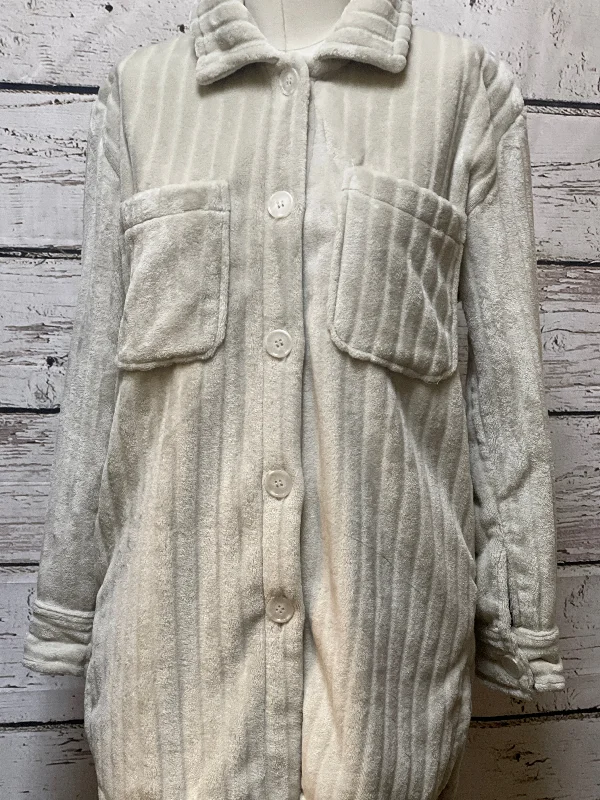 Jacket Shirt By Cmc In Beige, Size: S Organic