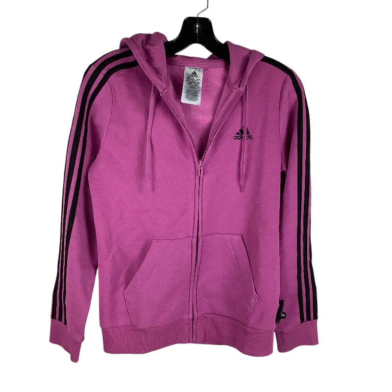 Athletic Jacket By Adidas In Purple, Size: S Youthful Men's Anime