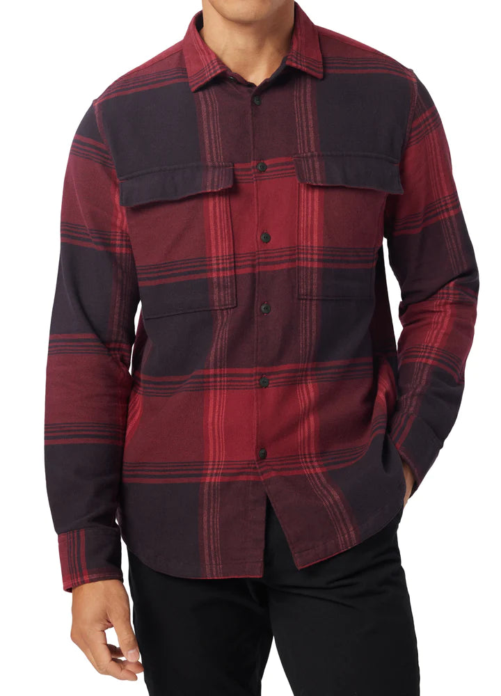 Good Man Brand Stadium Brushed Flannel Shirt Jacket Practical Men's Quick