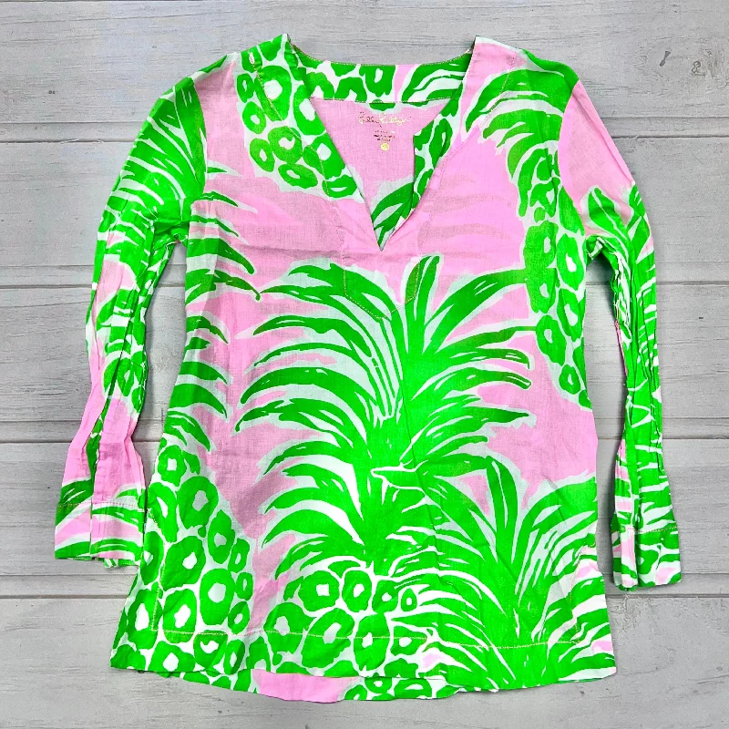 Top Long Sleeve Designer By Lilly Pulitzer  Size: Xs Casual Men's Short