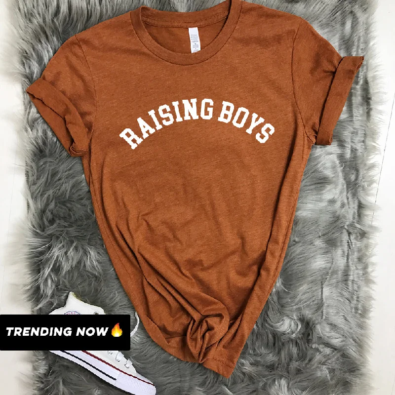 Raising Boys Summer T-Shirts (MRK X) Laid