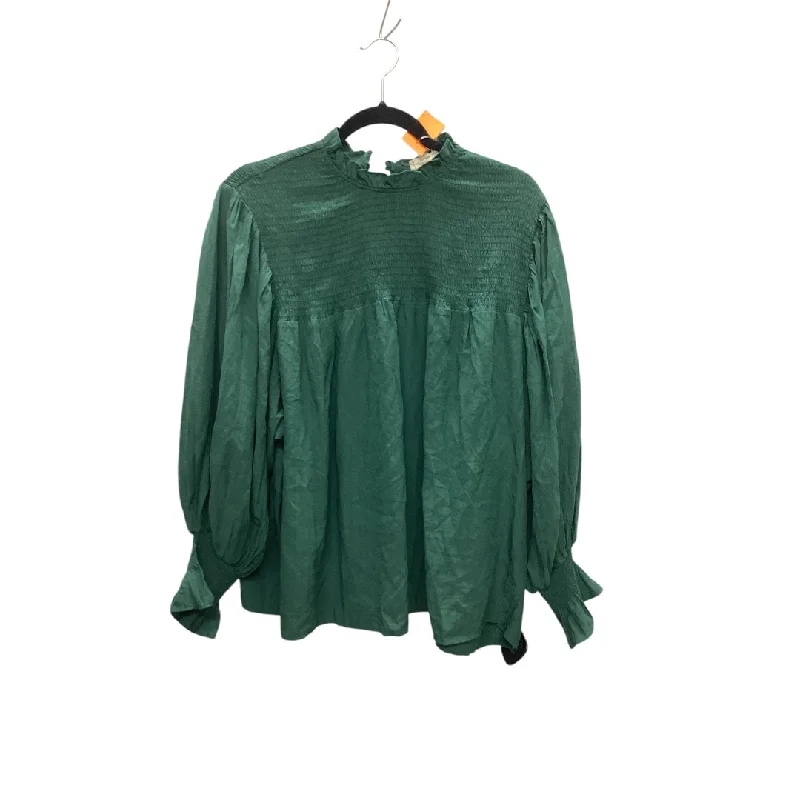 Top Long Sleeve By Entro In Green, Size: M Confident Men's High