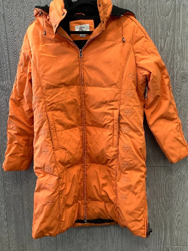 Coat Puffer & Quilted By Clothes Mentor In Orange, Size: L Adventure