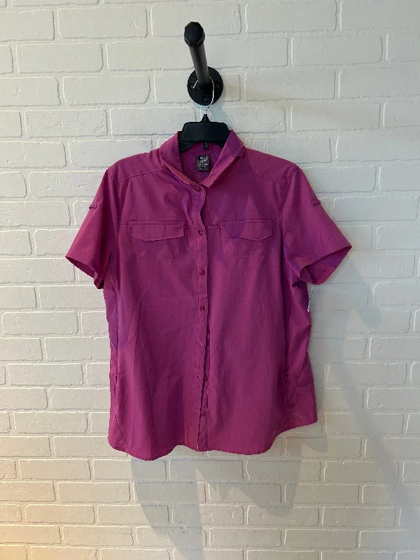 Top Short Sleeve By Rei In Pink, Size: Xl Tailored