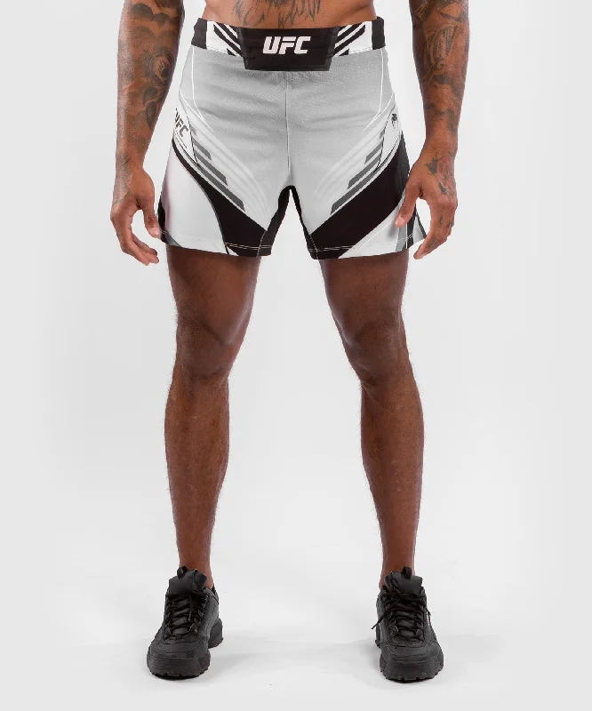 UFC Venum Authentic Fight Night Men's Shorts - Short Fit - White Relaxed Men's Australian 