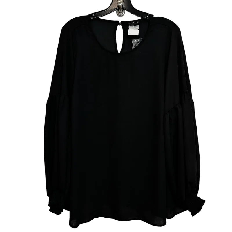 Top Long Sleeve By Torrid In Black, Size: M Modern Men's Tech