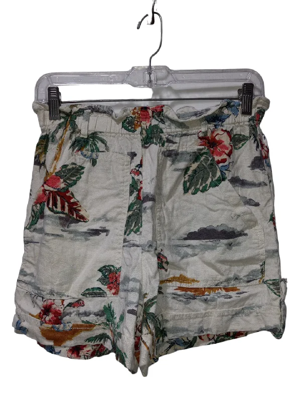 Tropical Print Shorts Time And Tru, Size Xs Trendy Men's Scandinavian