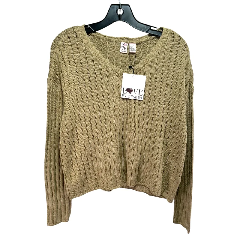 Sweater By Love By Design In Tan, Size: Xs Bohemian Men's Free