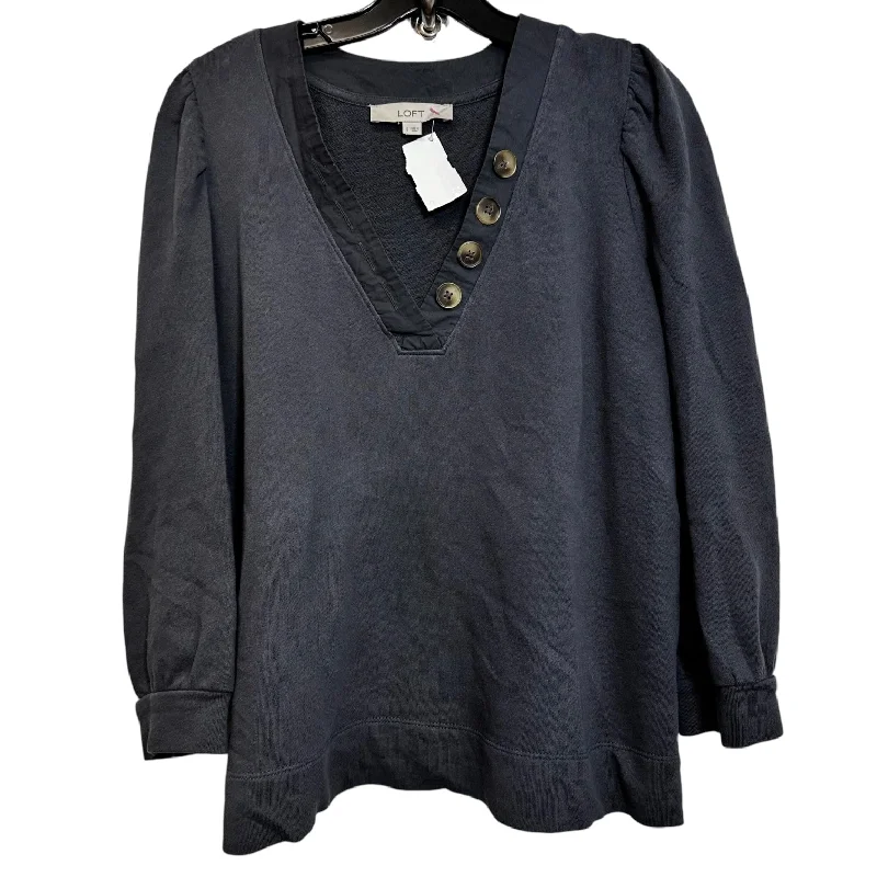 Top Long Sleeve By Loft In Blue, Size: S Street