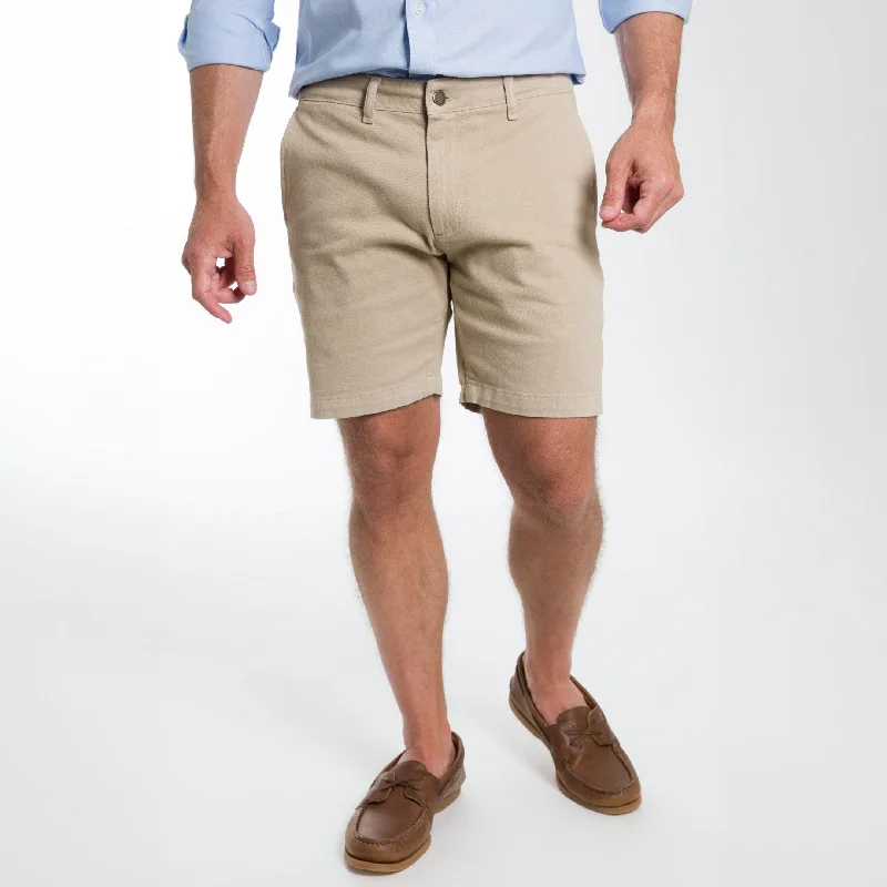 Classic Khaki Stretch Washed Chino Short Cclassic Men's Tweed