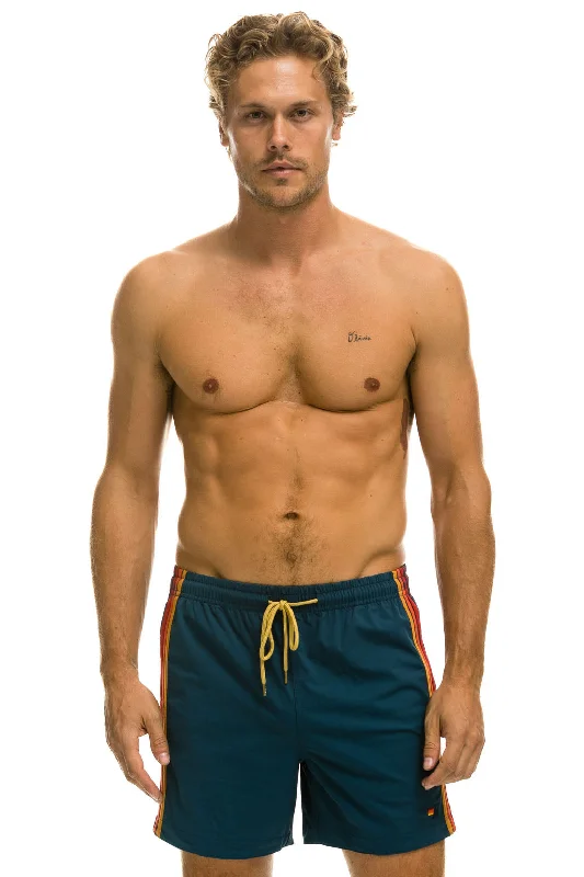 MEN'S 5 STRIPE FLEX SHORTS - DEEP OCEAN Bohemian Men's Free