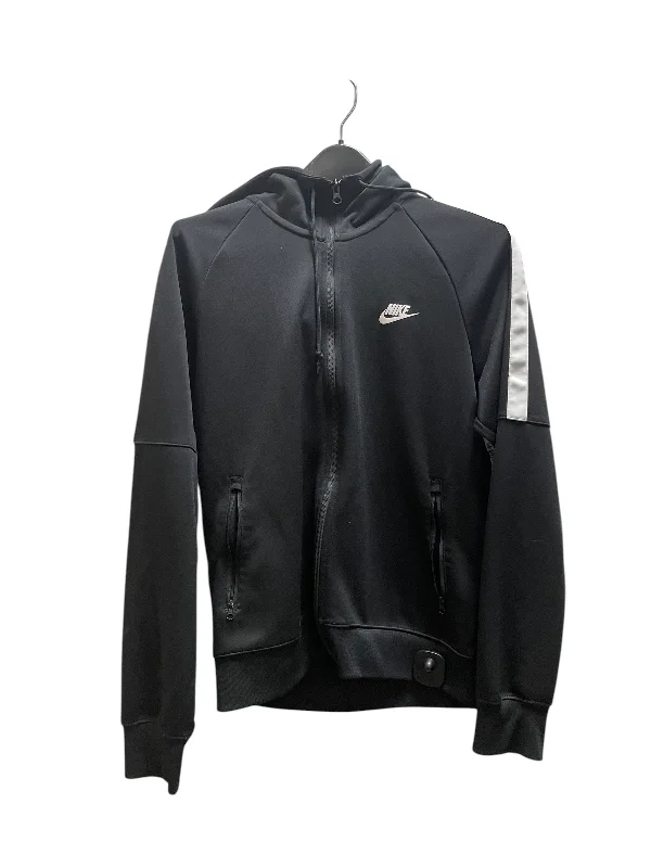 Athletic Jacket By Nike Apparel In Black, Size: M Masculine Men's 