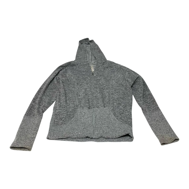 Athletic Jacket By Kyodan In Grey, Size: S Tailored