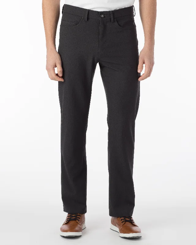 Ballin Pants - Crescent Commuter Bi-Strech Gabardine - Charcoal Relaxed Men's Beach