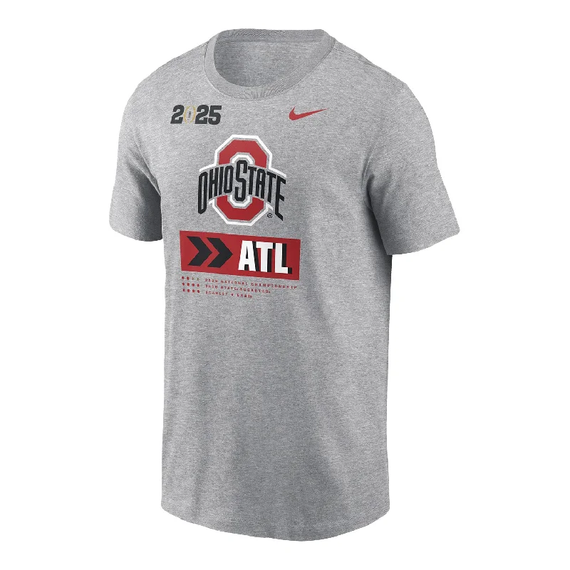 Ohio State Buckeyes College Football Playoff Media Day T-shirt Trendy Men's Oversized