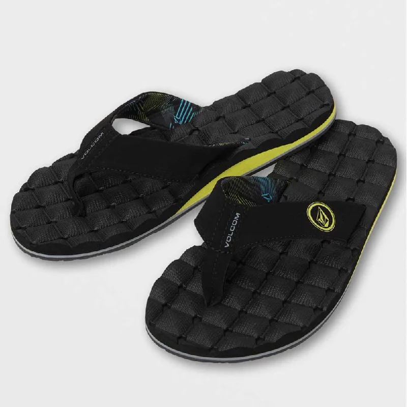 Volcom Men's Recliner Sandals - Lime British Gentleman Style