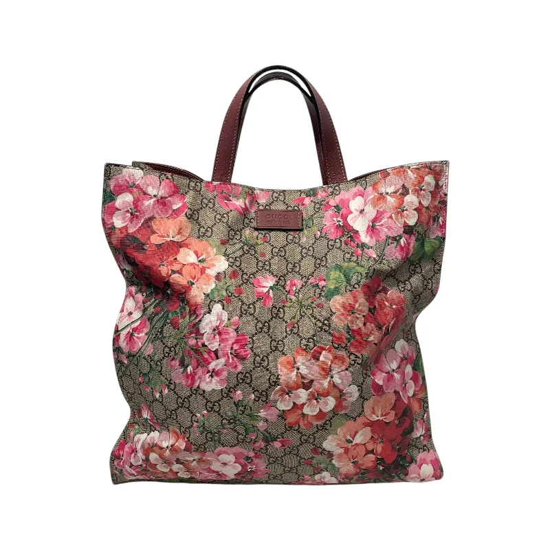 GUCCI/Tote Bag/Floral Pattern/Leather/RED/GUCCIBLOOM Lumberjack