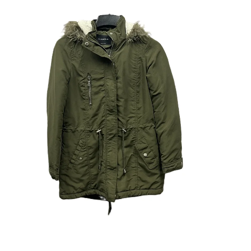 Coat Parka By Glamsia In Green, Size: S Sharp Men's Italian