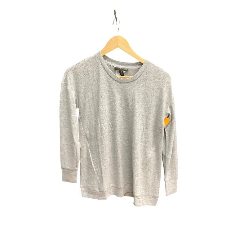 Athletic Top Long Sleeve Crewneck By A Pea In The Pod In Grey, Size: Xs Stylish Men's Neon