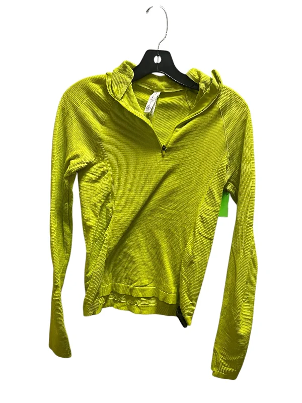 Athletic Jacket By Athleta In Yellow, Size: Xs Sporty Men's Tennis