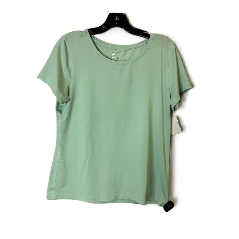 Athletic Top Short Sleeve By All In Motion In Green, Size: M Gym