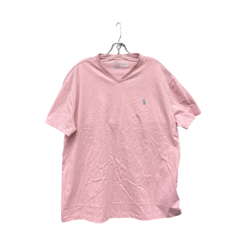 Top Ss Basic By Polo Ralph Lauren In pink, Size:L Refined Men's European