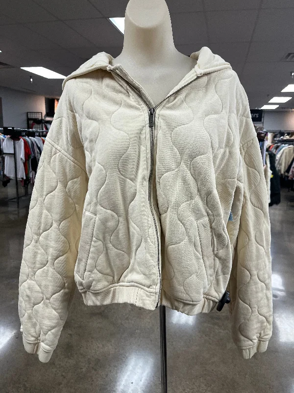 Jacket Puffer & Quilted By Sanctuary In Cream, Size:S Sleek Men's Contemporary 