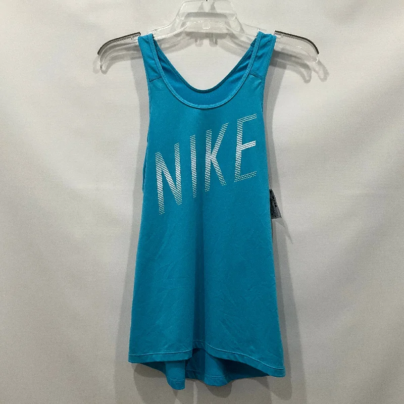 Blue Athletic Tank Top Nike Apparel, Size M Luxurious Men's High