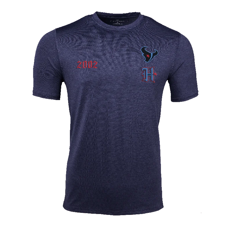 Houston Texans Battle Red Guide Short Sleeve Tee Bold Men's Animal