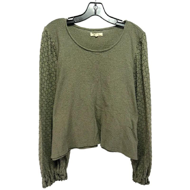 Sweater By Madewell In Green, Size: Xl Earthy Men's Hemp