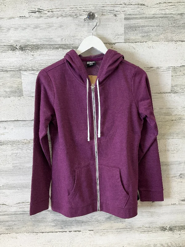 Athletic Jacket By Eddie Bauer In Purple, Size: S Beach