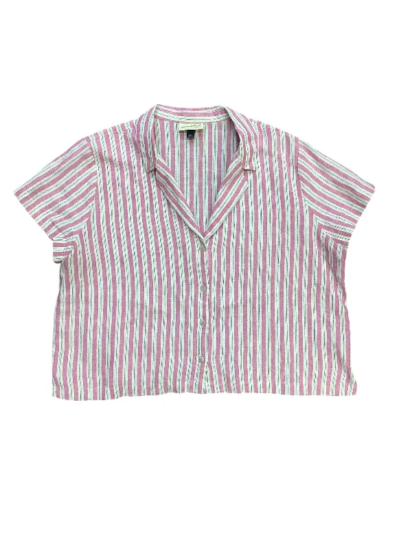 Top Short Sleeve Basic By Universal Thread In Striped Pattern, Size: 2x Refined Men's Hand