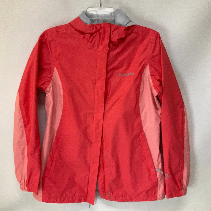 Athletic Jacket By Columbia In Coral, Size: S Masculine Men's 