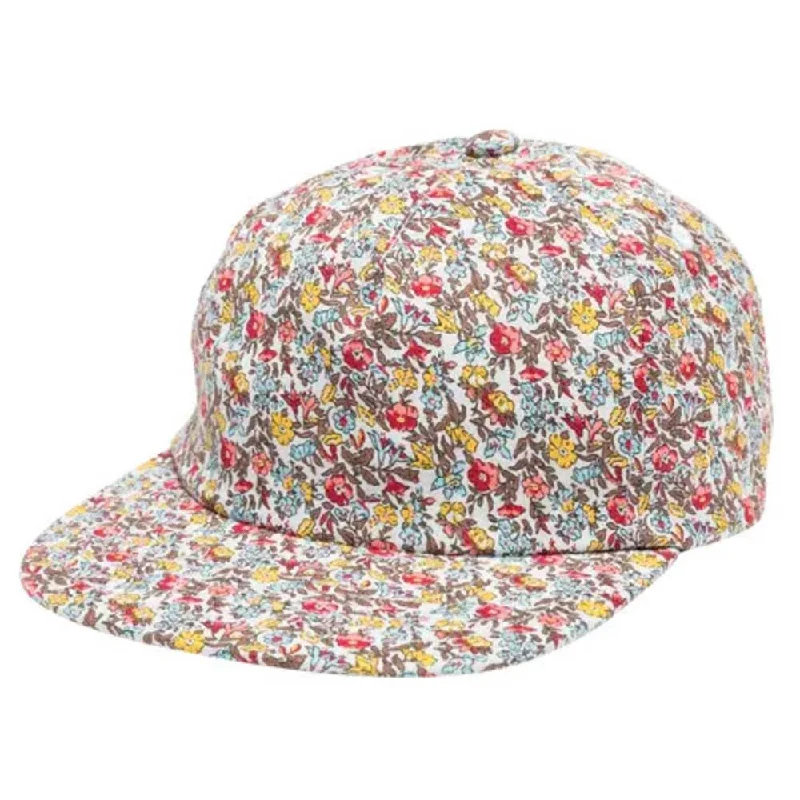 Autumn 5 Panel Strapback Hat - Mini Floral Bohemian Men's Free