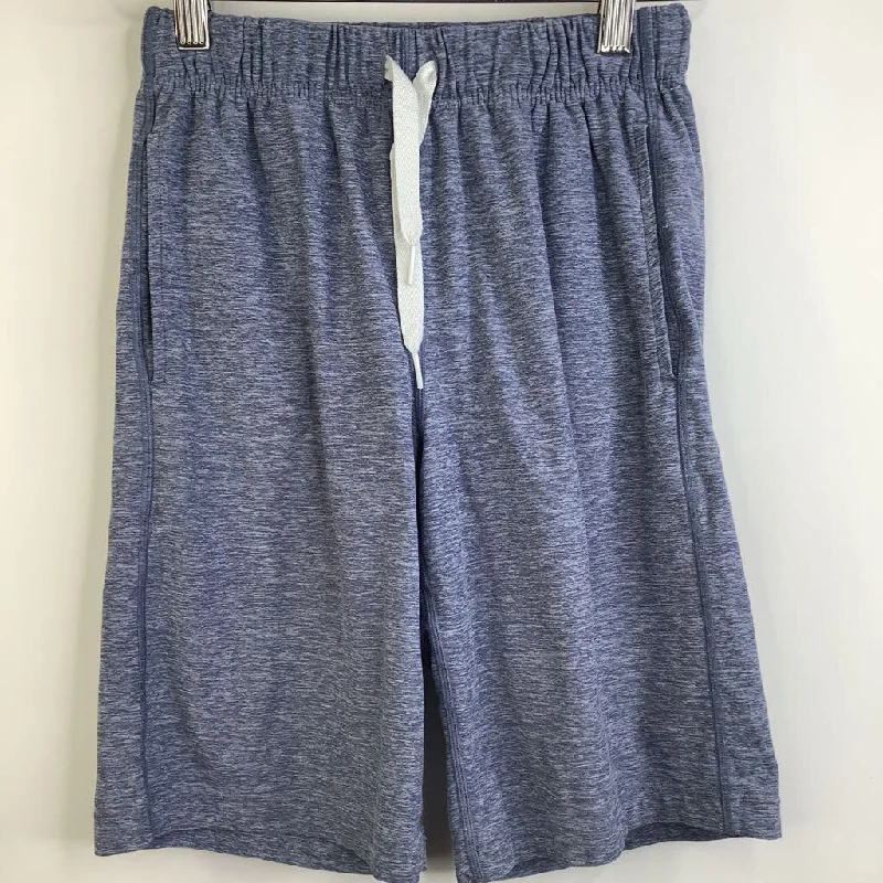 Size 8 (130): Hanna Andersson Blue Heathered Shorts Cool Men's Skate