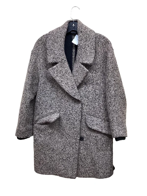 Coat Peacoat By Topshop In Brown, Size: S Dynamic Men's High