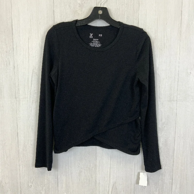 Athletic Top Long Sleeve Crewneck By Xersion In Black, Size: Xs Refined Men's Velvet