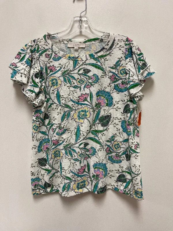 Top Short Sleeve By Loft In Green, Size: M Artistic Men's Avant