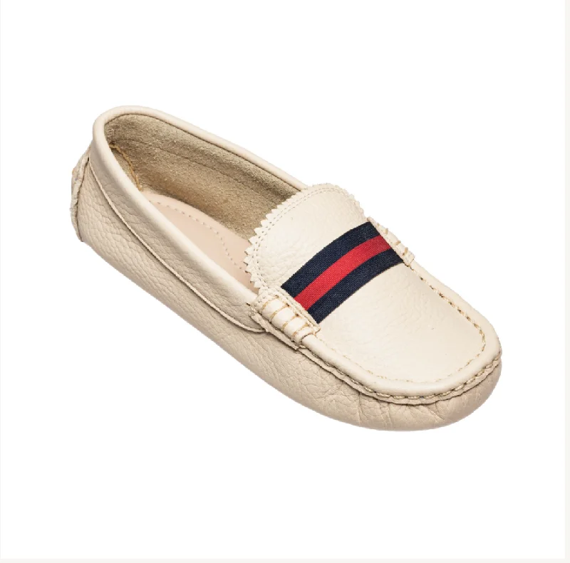 Club Loafer in Cream Traditional Men's Wool