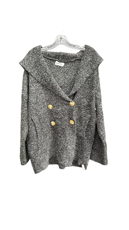 Coat Other By Line & Dot In Grey, Size: S Cclassic Men's Tweed