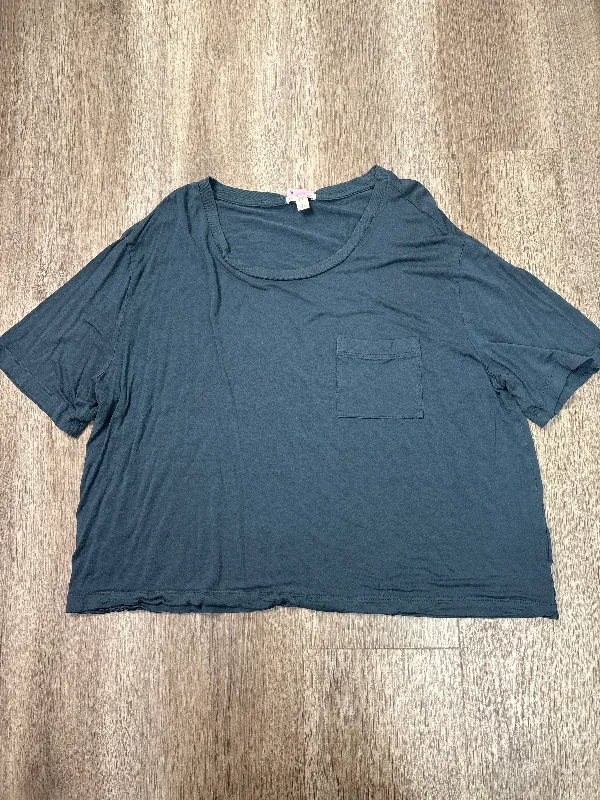 Top Short Sleeve Basic By Gap In Blue, Size: L Beach