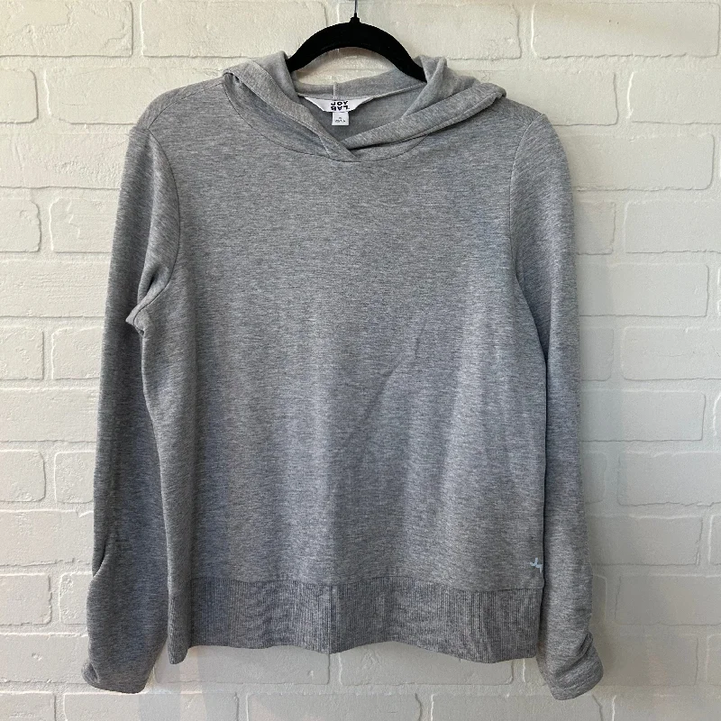 Athletic Top Long Sleeve Hoodie By Joy Lab In Grey, Size: S Monochromatic All