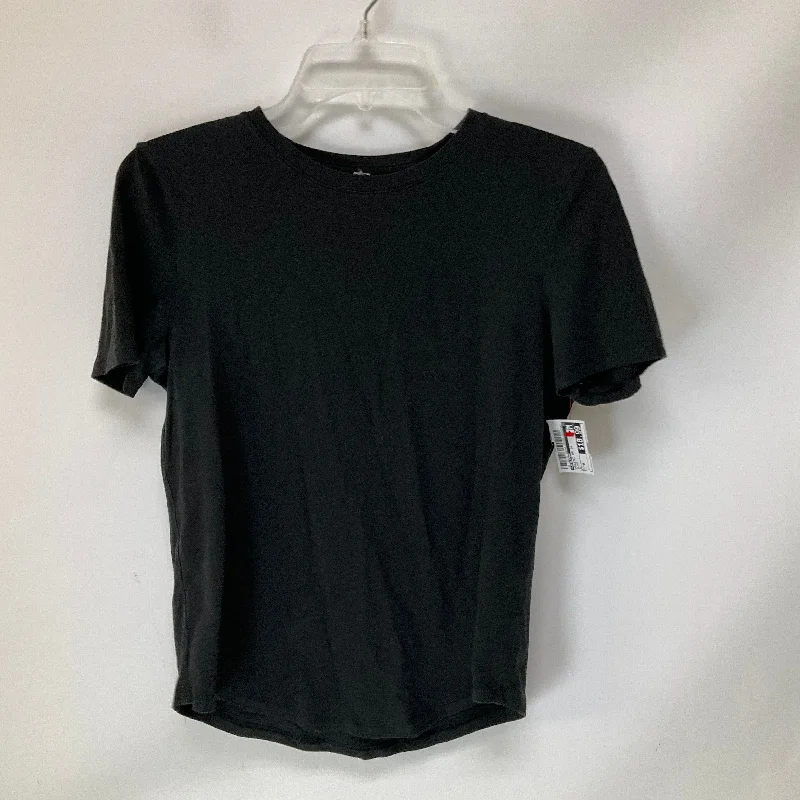 Athletic Top Short Sleeve By Lululemon In Black, Size: 8 Bold Men's Statement