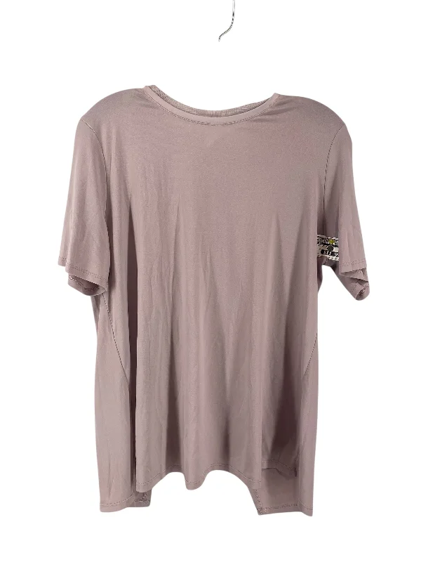 Athletic Top Short Sleeve By Fabletics In Mauve, Size: M Classic Men's Pin