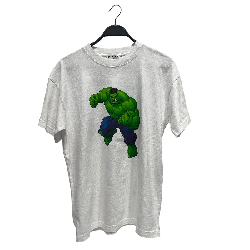 BALENCIAGA/T-Shirt/S/Cotton/WHT/Graphic/HULK Artistic Men's Avant