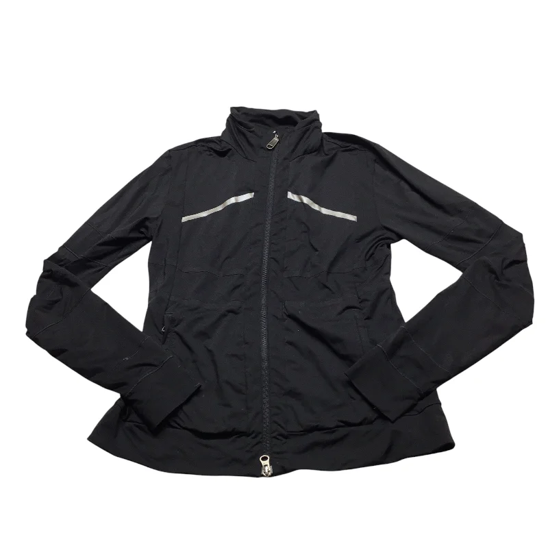 Athletic Jacket By Adidas In Black, Size: M Polished Men's Satin