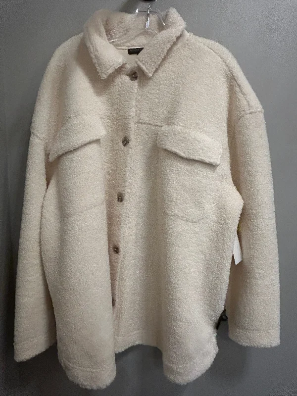 Jacket Fleece By Banana Republic In Cream, Size: Xxl Dapper Men's 1920S