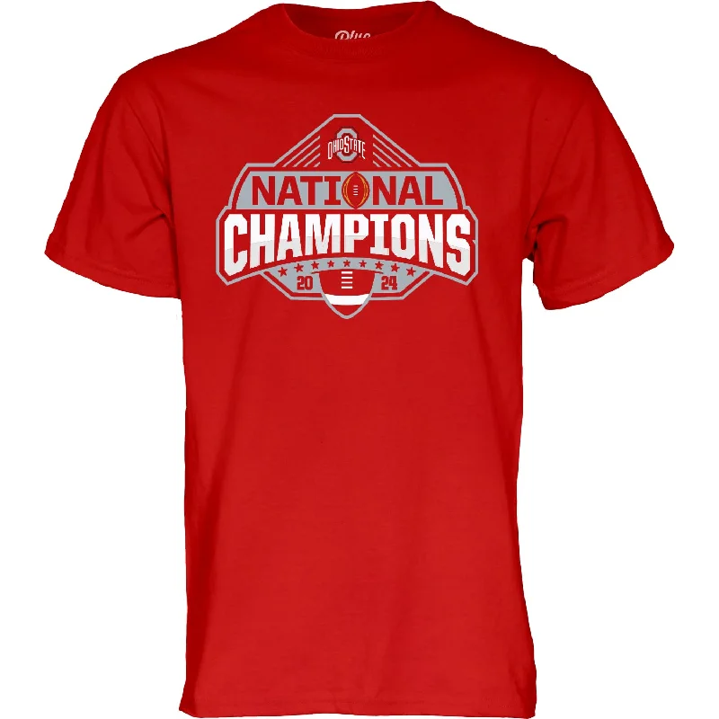 Ohio State Buckeyes National Champions Logo T-Shirt Vacation